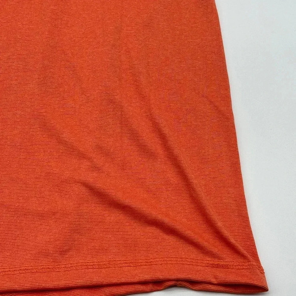 Fourcast Performance Shirt Mens L Black And Orange Activewear Workout Mesh - Picture 8 of 10